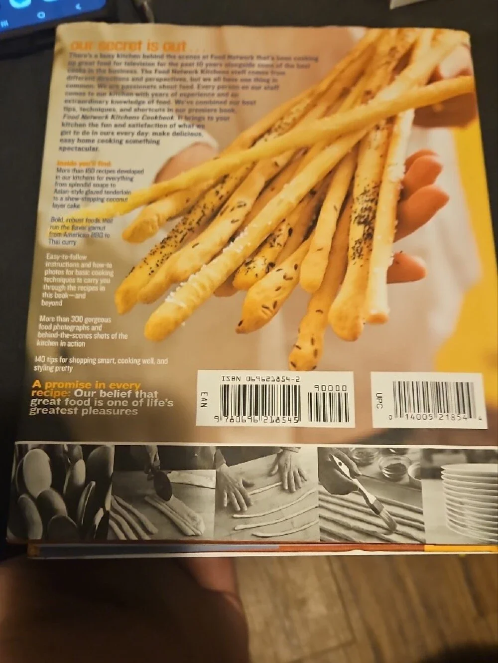 Food Network Kitchens Cookbook — Yellow & Brown Sandwich Cover